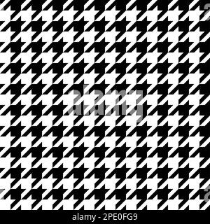 Motivo senza cuciture a tinta unita, texture di colore nero ripetuto, illustrazione vettoriale. Design a plaid per stampe, vestiti, tessuti, tessuti isolati Illustrazione Vettoriale