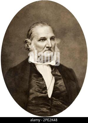 Un ritratto di John James Audubon di Mathew Brady. c 1850. Foto Stock