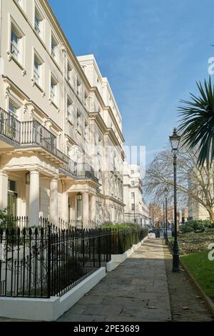 Appartamenti di lusso a Bessborough Gardens, Pimlico, Londra, Inghilterra. Foto Stock