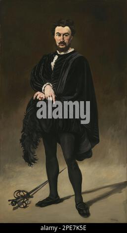 Il tragico attore (Rouvière come Hamlet) 1866 di Edouard Manet Foto Stock