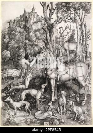 Saint Eustace circa 1501 di Albrecht Dürer Foto Stock