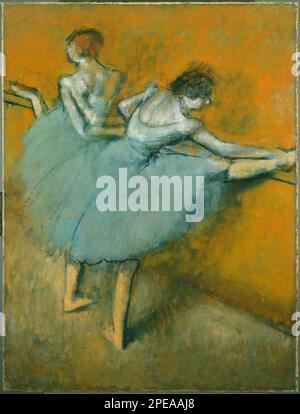 Ballerini alla barre circa 1900 di Edgar Degas Foto Stock