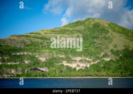 Costa, Tanibar, Isole Forgotten, Mare di banda, Indonesia Foto Stock