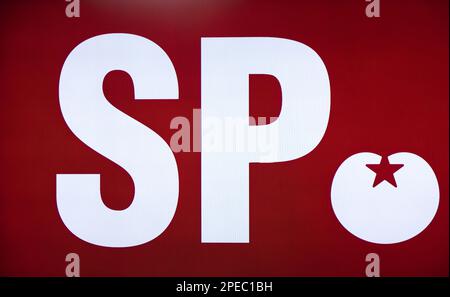 AMERSFOORT - Logo durante la serata dei risultati della SP per le elezioni del Consiglio Provinciale. ANP EVA PLEVIER olanda fuori - belgio fuori Foto Stock