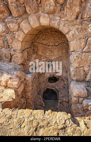 Masada National Park nella regione del Mar Morto di Israele. Foto Stock