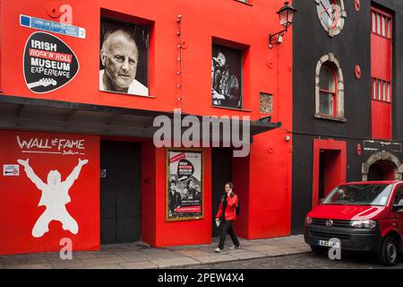 Irish Rock & Roll Museum a Dublino Foto Stock