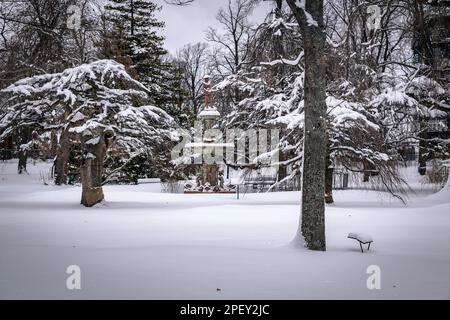 Royal Canadian Dragoons, Boer War Sculpture in Halifax Public Gardens National Historic Site of Canada Foto Stock