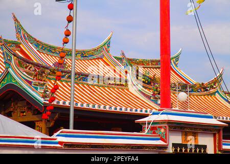 Malesia, Malacca, Cheng Hoon Teng, tempio cinese, Foto Stock