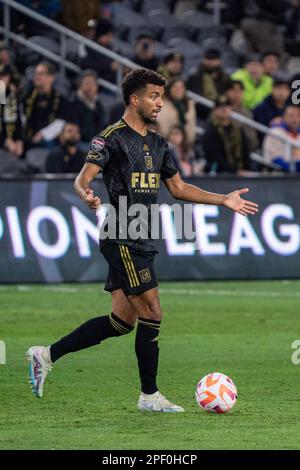 Timothy Tillman, centrocampista del LAFC (11) durante una partita della CONCACACAF Champions League contro Alajuelense, mercoledì 15 marzo 2023, presso lo stadio BMO, a L. Foto Stock