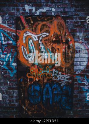 Vernice spray Graffiti ART, Norvegia Foto Stock