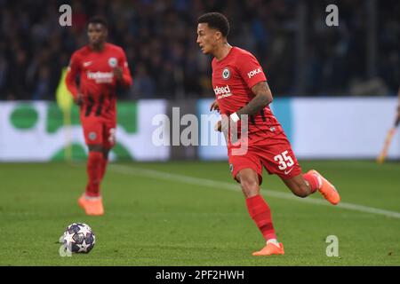 Napoli, Italia. 15 Mar, 2023. Tuta di Eintracht Francoforte durante la partita della UEFA Champions League tra SSC Napoli ed Eintracht Francoforte allo Stadio Diego Armando Maradona Napoli Italia il 15 marzo 2023. Credit: Franco Romano/Alamy Live News Foto Stock