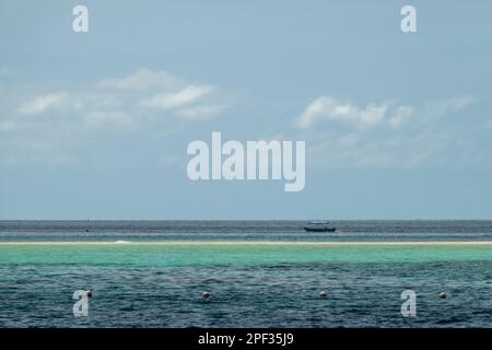 Bar di sabbia - Koh Nang Yuan, Thailandia Foto Stock