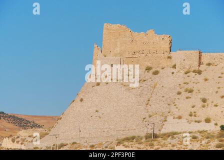 Kerak Castello in al Karak, Giordania Foto Stock