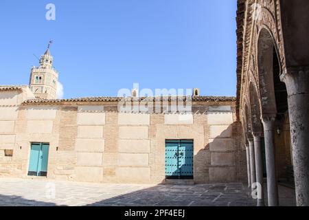 La Grande Moschea di Testour in Tunisia, Nord Africa Foto Stock