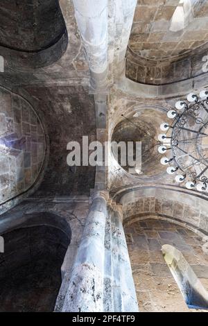 13th ° secolo Monastero di Haghartsin, interno, città Dilijan, provincia di Tavush, Armenia, Caucaso, Medio Oriente Foto Stock