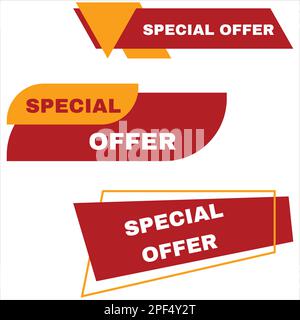 Offerte Speciali Banner Illustrazione Vettoriale