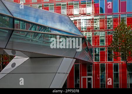 Sede centrale della Uniper se, Duesseldorf, Renania settentrionale-Vestfalia, Germania Foto Stock