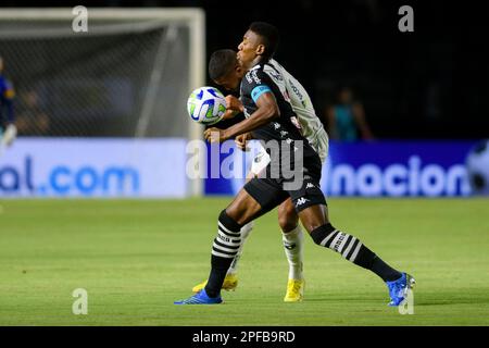Rio de Janeiro, Brasile. 16th Mar, 2023. Foto durante Vasco x ABC tenutasi allo stadio São Januário per la seconda fase della Copa do Brasil, questo Giovedi sera (16), a Rio de Janeiro, RJ. Credit: Celso Pupo/FotoArena/Alamy Live News Foto Stock