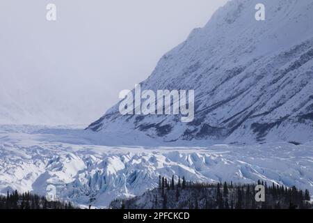 Intorno al ghiacciaio di Matanuska Foto Stock