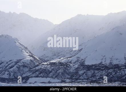 Intorno al ghiacciaio di Matanuska Foto Stock