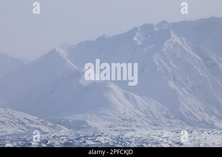 Intorno al ghiacciaio di Matanuska Foto Stock