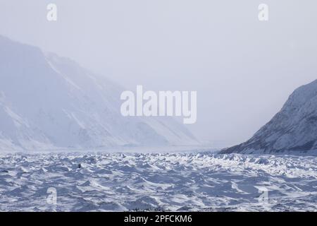 Intorno al ghiacciaio di Matanuska Foto Stock