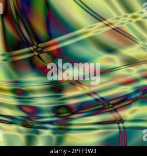 Motivo astratto e sfondo colorato Foto Stock