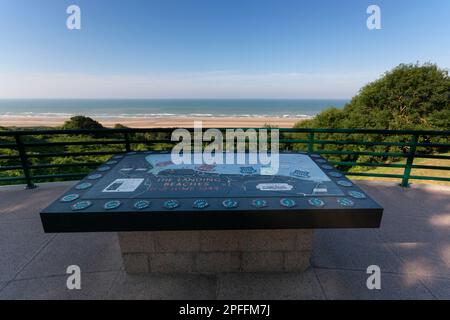 Cimitero e memoriale americano in Normandia. Colleville-sur-Mer. Dipartimento Calvados. Normandia. Francia. Foto Stock