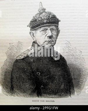 Helmuth Karl Bernhard Graf von Moltke Foto Stock