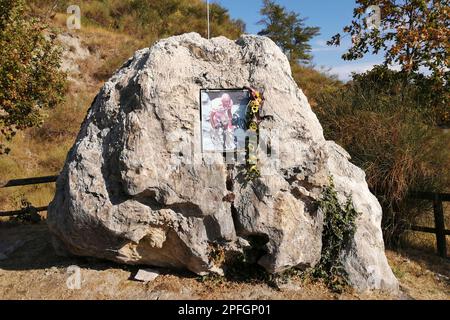 Italia, mercato Saraceno, Memorial Pantani Foto Stock