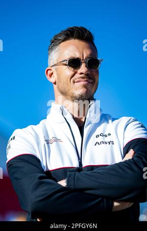 Sebring, Florida, Stati Uniti. 17th Mar, 2023. LOTTERER André (ger), Porsche Penske Motorsport, Porsche 963, ritratto durante le 1000 miglia di Sebring 2023, 1st° round del FIA World Endurance Championship 2023, dal 15 al 17 marzo 2023 sul Sebring International Raceway di Sebring, Florida, USA - Foto Thomas Fenêtre/DPPI Credit: DPPI Media/Alamy Live News Foto Stock