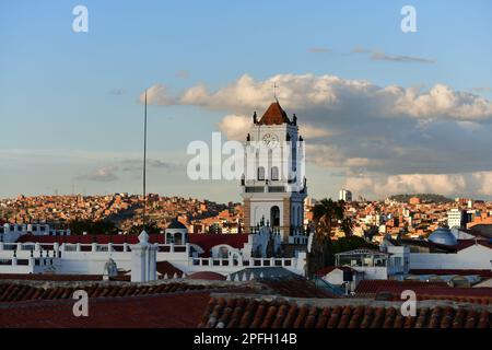 Centro storico di Sucre, patrimonio dell'umanità dell'UNESCO, Bolivia Foto Stock