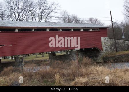 Ponti coperti storici di Lehigh Valley Foto Stock