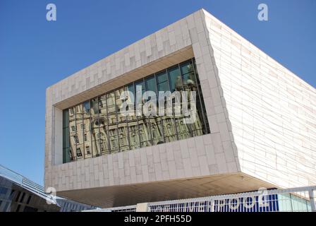 Il Museum of Liverpool di Liverpool, Inghilterra, racconta la storia di Liverpool e della sua gente e riflette il significato globale della città, Foto Stock