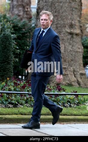 Londra, Regno Unito. 15th Mar, 2023. Grant Shapps, Segretario di Stato britannico per la sicurezza energetica, arriva per una riunione del gabinetto governativo a Downing Street. Credit: SOPA Images Limited/Alamy Live News Foto Stock