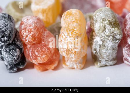 Dolci di Jelly Babies UK Confectionary Sugar tradizionale rivestito di zucchero Foto Stock