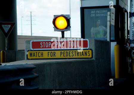 ORLANDO / FLORIDA / USA - 01 DICEMBRE 2017. Pedaggio cittadino per autisti e altri sistemi di trasporto in stato. (Foto.Francis Dean/Dean Pictures) Foto Stock