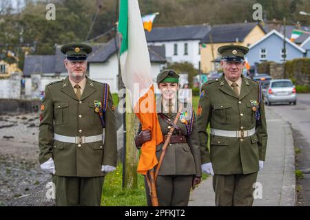 Courtmacsherry St Parata del giorno di Patrick 2023 Foto Stock