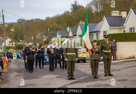 Courtmacsherry St Parata del giorno di Patrick 2023 Foto Stock