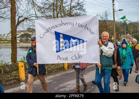 Courtmacsherry St Parata del giorno di Patrick 2023 Foto Stock