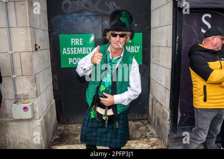 Festa della parata di San Patrizio Dublino Irlanda 2023 Foto Stock