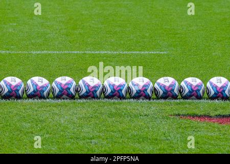 Edimburgo, Regno Unito. 18th Mar, 2023. Vista generale del BT Murrayfield Stadium prima del 2023 Guinness 6 Nations Match Scozia vs Italia al Murrayfield Stadium, Edimburgo, Regno Unito, 18th marzo 2023 (Photo by Steve Flynn/News Images) a Edimburgo, Regno Unito il 3/18/2023. (Foto di Steve Flynn/News Images/Sipa USA) Credit: Sipa USA/Alamy Live News Foto Stock