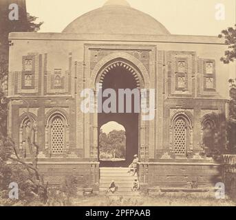 Santuario - Alai Darwaza, Kootub 1858 di Felice Beato Foto Stock