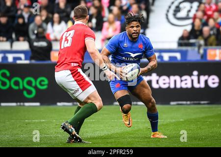 Parigi, Francia. 18th Mar, 2023. Jonathan DANTY di Francia durante la partita di rugby delle sei Nazioni 2023 tra Francia e Galles il 18 marzo 2023 allo Stade de France di Saint-Denis vicino a Parigi, Francia - Foto: Matthieu Mirville/DPPI/LiveMedia Credit: Independent Photo Agency/Alamy Live News Foto Stock