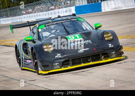 Sebring, Florida, Stati Uniti. 18th marzo 2023. 71st Annual Mobil 1 Twelve Hours of Sebring 2023 al Sebring International Speedway di Sebring, Florida, USA. Credit: Yaroslav Sabitov/Yes Market Media/Alamy Live News Foto Stock