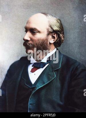 John William Strutt, 3rd Baron Rayleigh - John William Strutt BARON RAYLEIGH (1842-1919). Matematico e fisico inglese Foto Stock