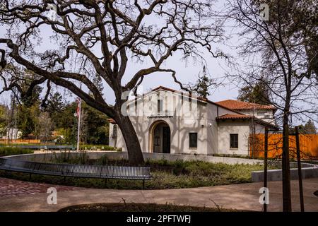 Le Camere del Consiglio cittadino di Atherton California Foto Stock