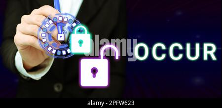 Viene visualizzato il simbolo di testo. Panoramica aziendale, in particolare di incidenti e altri eventi imprevisti che si verificano Foto Stock