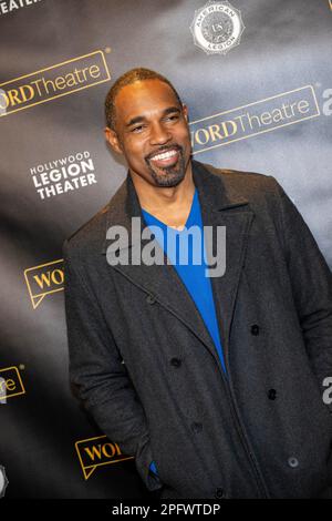 L'attore Jason George partecipa a WORDTheatre presenta 'un saluto letterario e celebrità All-Star ai nostri Vets' all'Hollywood Post 43 il 18 2023 marzo Foto Stock