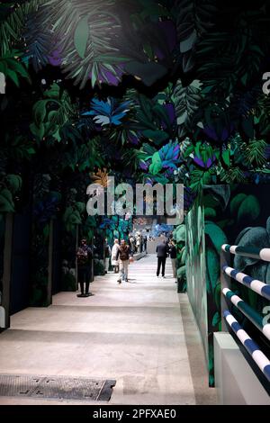 Parigi, Francia. 18th Mar, 2023. Ambiance durante il Saut Hermès 2023, evento equestre FEI il 18 marzo 2023 all'effimero Grand-palais di Parigi, Francia - Foto Christophe Bricot/DPPI Credit: DPPI Media/Alamy Live News Foto Stock